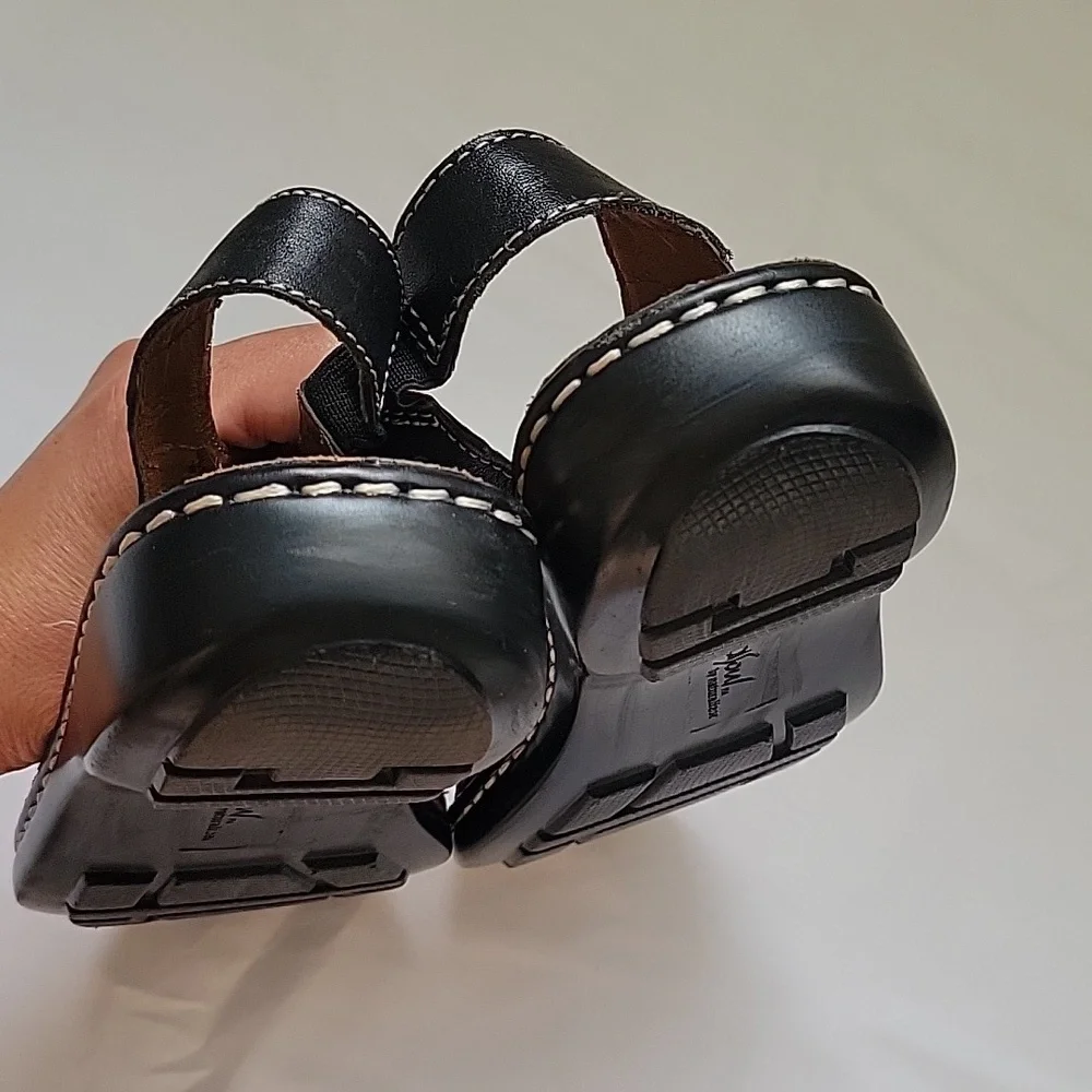 NATURALIZER Natural Soul. Sandal Black Leather. Size 6.5 - Picture 15 of 17